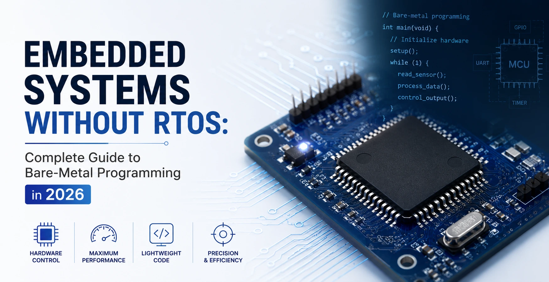 Embedded Systems Without RTOS: Complete Guide to Bare-Metal Programming
      in 2026
