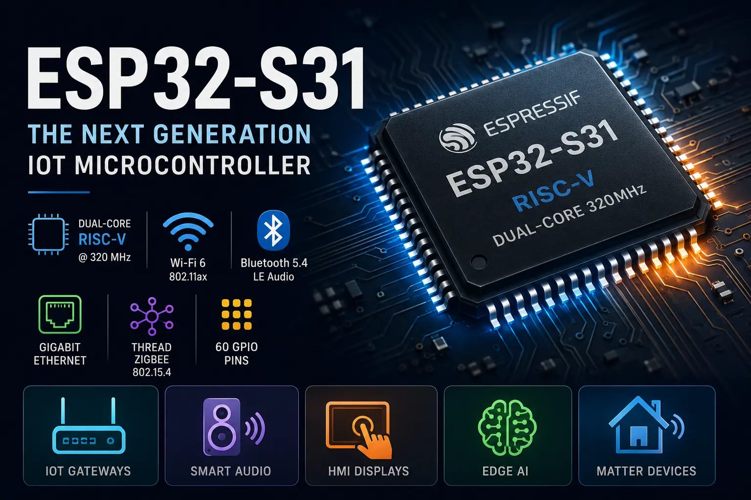 ESP32-S31: Everything You Need to Know About Espressif's Biggest Upgrade
      in 2026