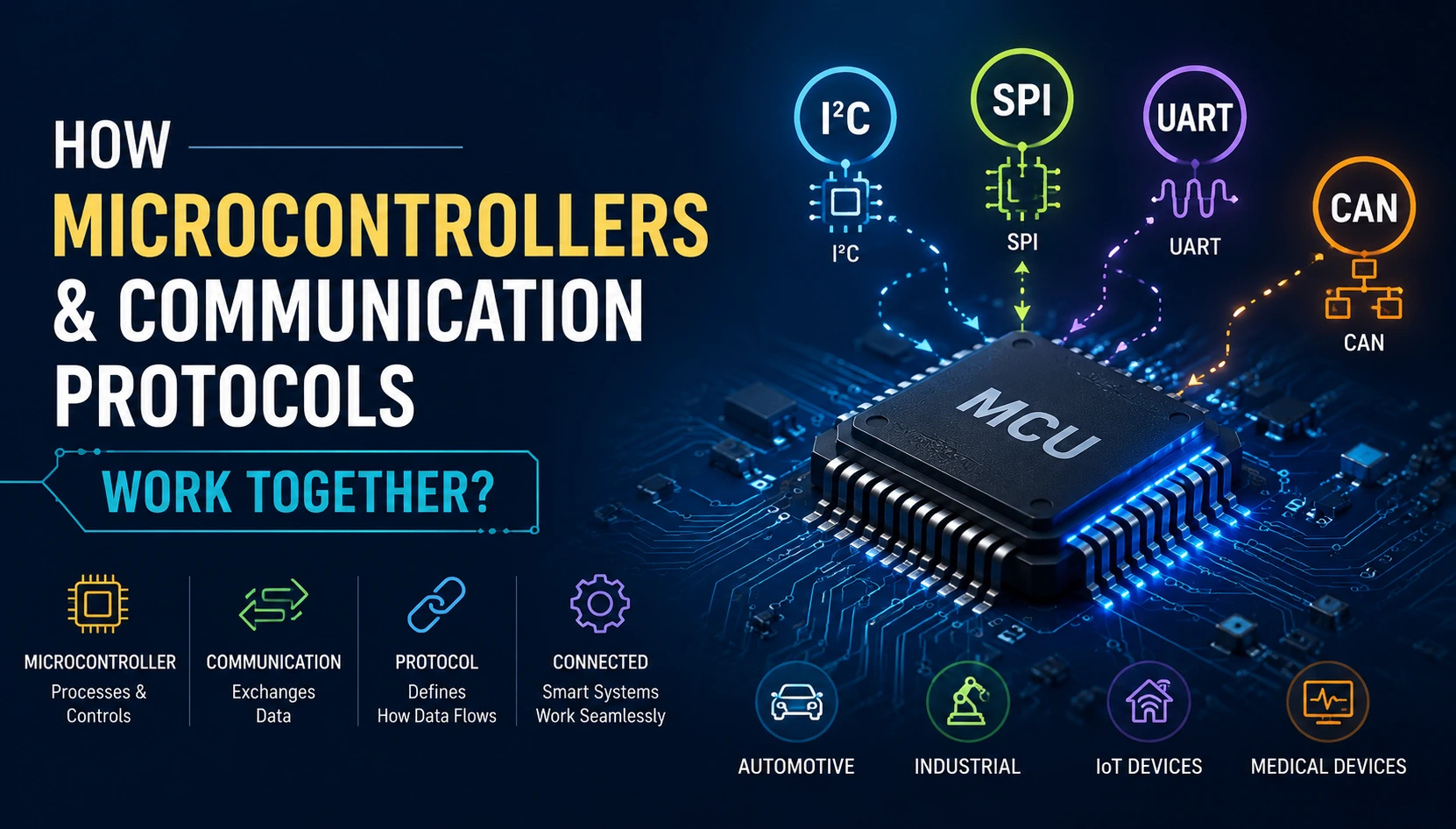 How Microcontrollers & Communication Protocols Work Together?