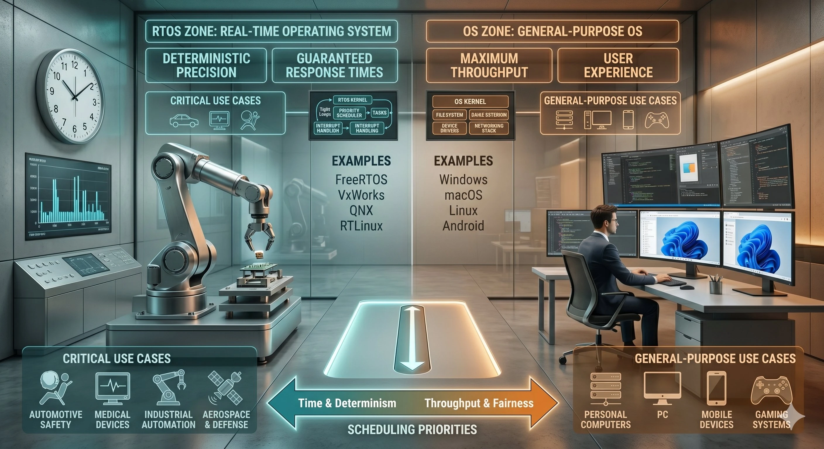RTOS vs OS Key Differences Explained