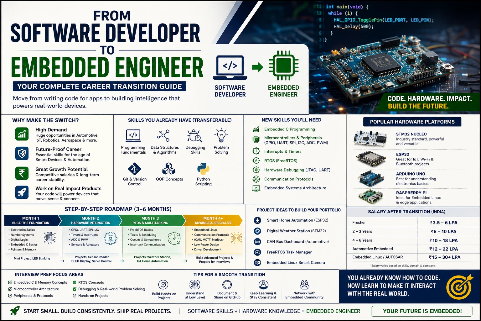 From Software to Embedded Engineer | Transition Guide 2026