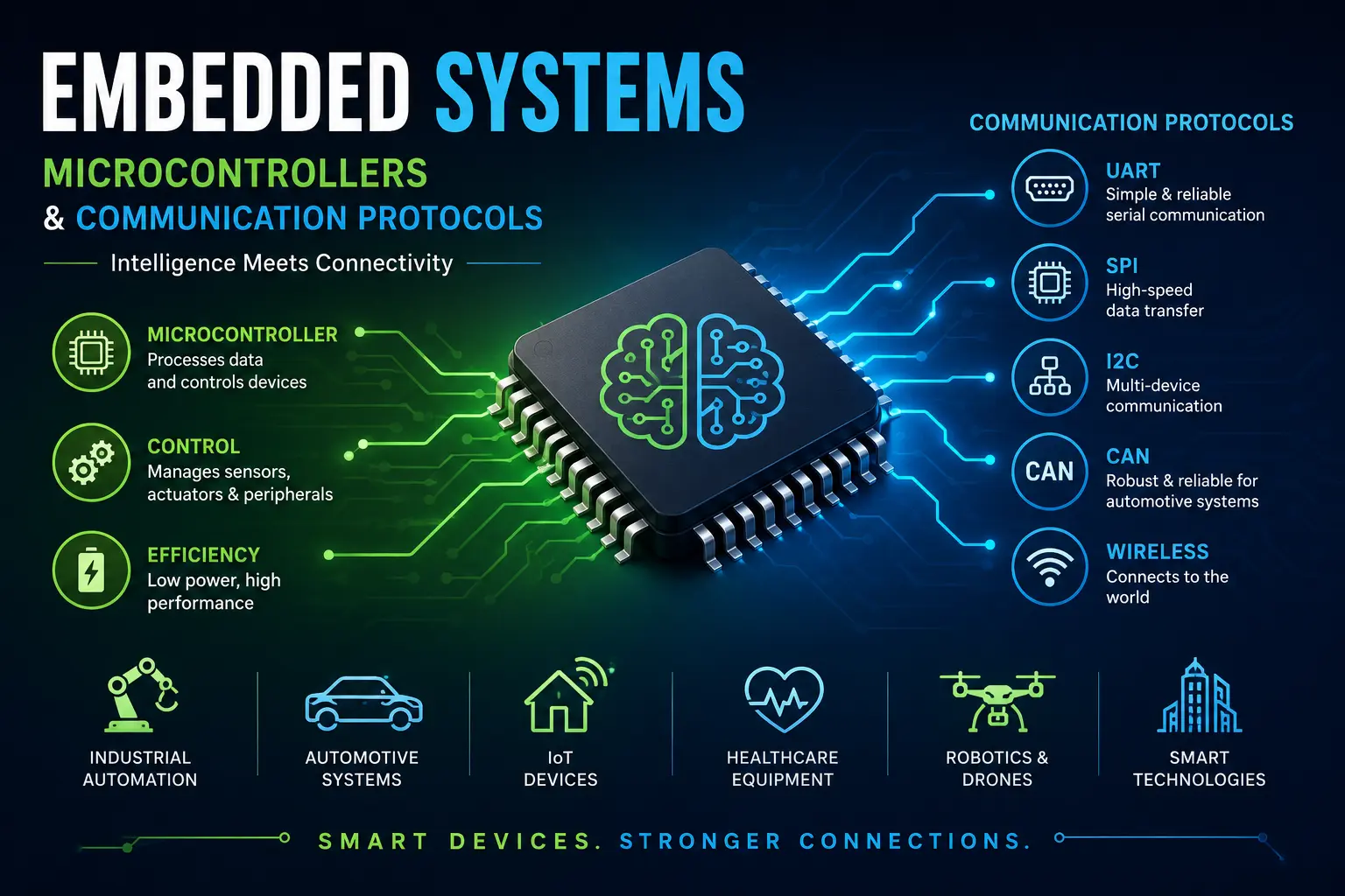 Why Microcontrollers & Communication Protocols Power Embedded Systems